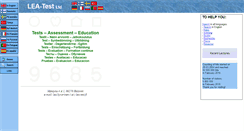 Desktop Screenshot of lea-test.fi